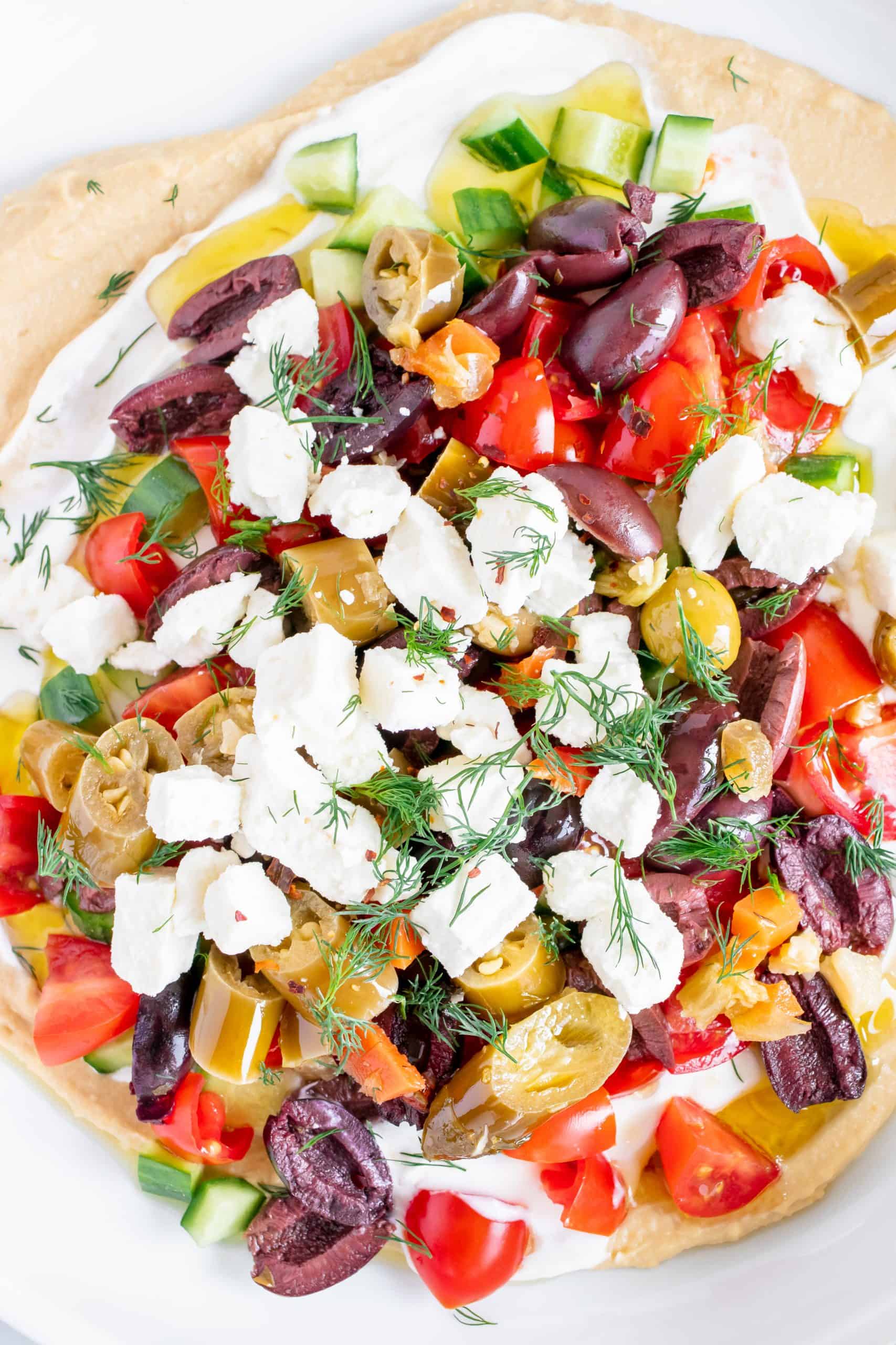Mediterranean layered dip