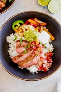 Steak And Rice Bowls