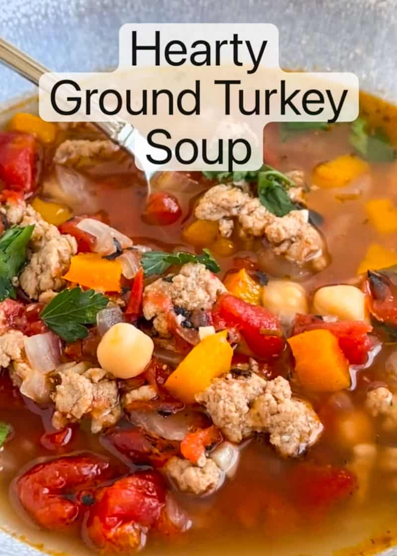Ground Turkey Vegetable Soup Recipe - Salt & Sprinkles