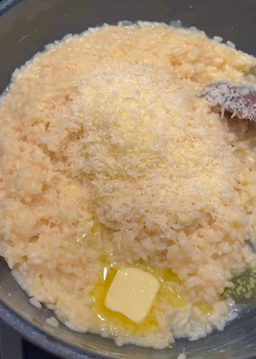 Garlic Parmesan Risotto with Chicken - Salt & Sprinkles
