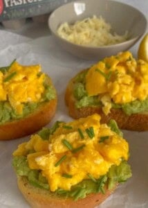 Avocado Toast with Scrambled Egg