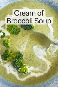 Cream of Broccoli Soup with Heavy Cream